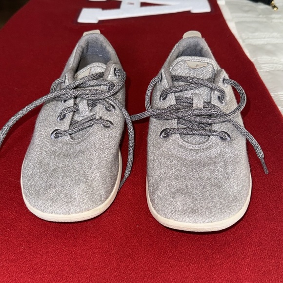 Allbirds Women's Wool Runners in dapple grey w/cream sole SZ 10 - Picture 4 of 10